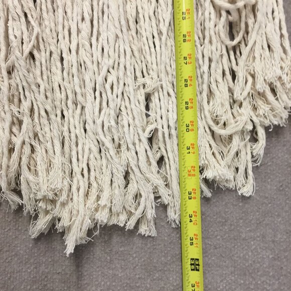 Macrame Wall Hanging Boho Art Decor With Wooden Beads & Rod - Picture 3 of 6